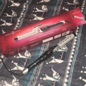 Professional 1” Infrared Spring Curling Iron